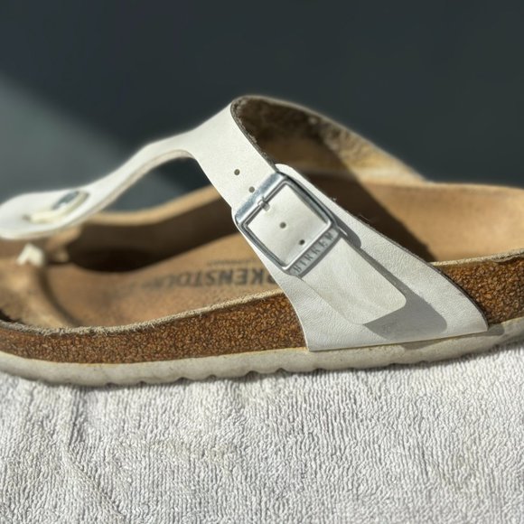 Birkenstock Gizeh White Size 37 - Picture 6 of 7